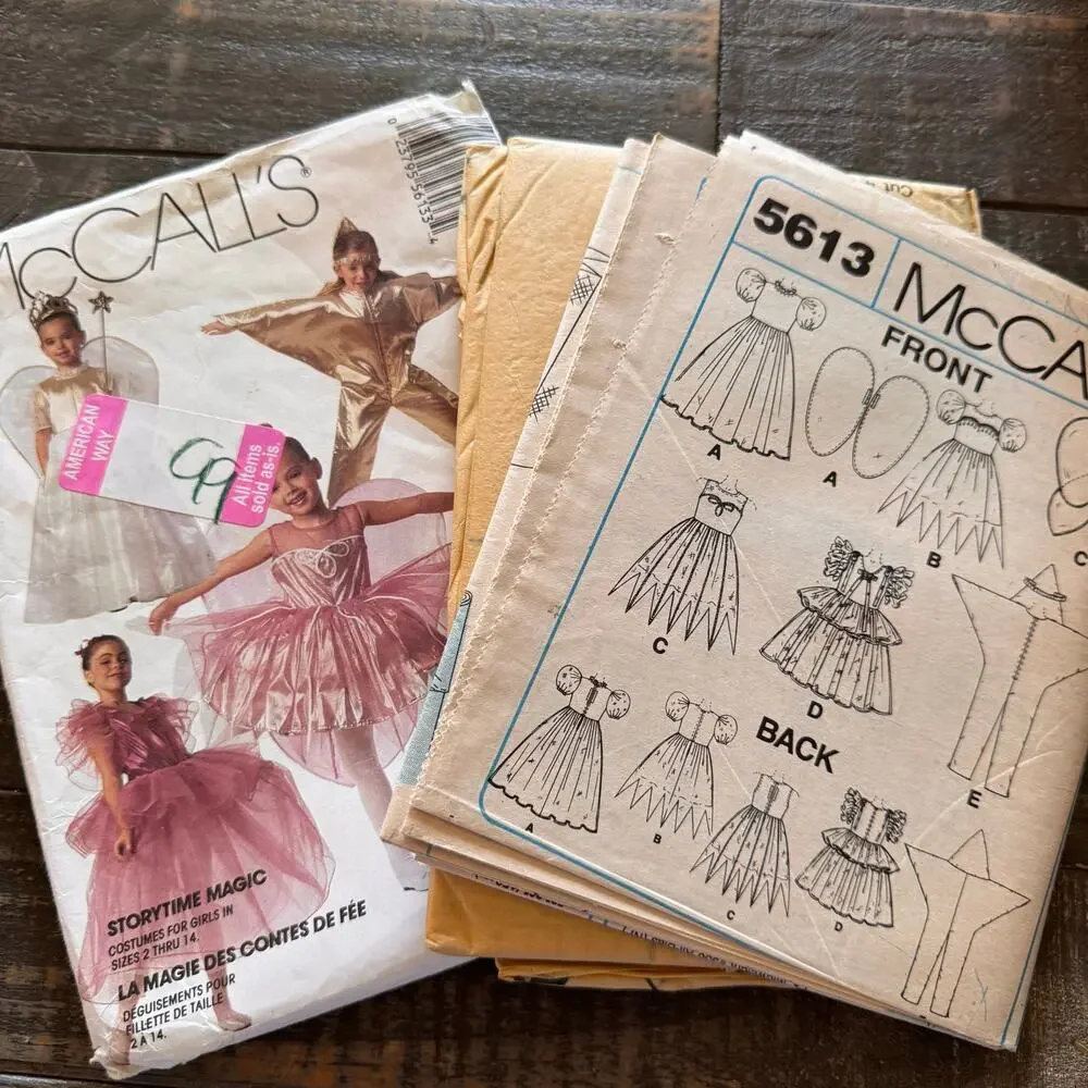 Magic‎ Storybook Costume Sewing Pattern McCalls 5613 Sizes 2-14 UNCUT